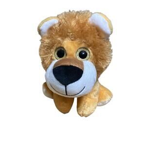 Best Made‎ Toys Lion Plush Tan Stuffed Animal Big Sparkling Eyes